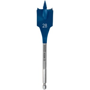 Bosch Expert Flachfräsbohrer, 28 mm Durchmesser, für schnelles Bohren in Holz.
