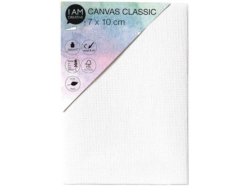 Premium Leinwand 30x30cm Auf Keilrahmen | 380g/m² Qualität, 3-fach Vorgrundiert Für Acryl & Ölmalerei