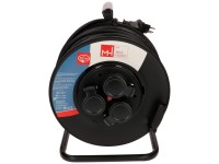 Max Hauri Avvolgicavo 3 x tipo 13 IP55 Nero 50 m