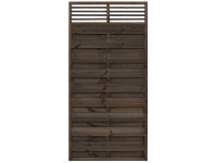 Sichtschutzzaun Element Wien Grau 180 x 90 cm