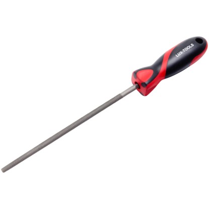 LUX-TOOLS Werkstattfeile Comfort rund 200 mm