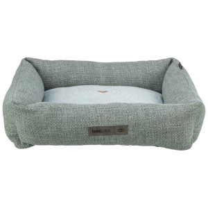 Panier pour chien Trixie Viviana, bleu-gris, rectangulaire, 60x50 cm. Lit confortable pour chien avec rembourrage doux.