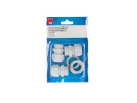 Kabelverschraubung M25 / IP68 Grau 3 Stk.