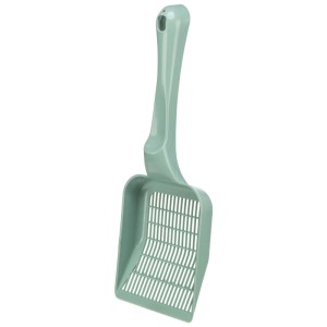 Paletta per lettiera Trixie M in plastica, verde chiaro, per lettiera ultra.
