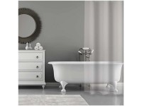 MSV Duschvorhang Transparent PVC 180 x 200 cm