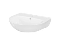 Mito Waschtisch 1 Hahnloch mit Überlauf Weiss 60 cm