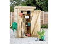 Alpholz Gartenschrank Theodor Kiefer KDI 130 cm x 69 cm x 200 cm