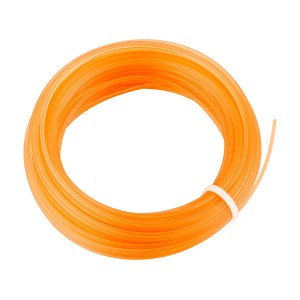 Fil de coupe LUX orange, 1,3 mm x 15 m, enroulé pour coupe-bordures.