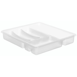 Portaposate Rotho naturale con 6 scomparti per cassetti.