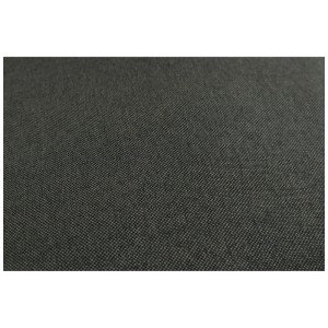 Coussin Andiamo Sophie, anthracite, 40x40 cm, polyester, texture en gros plan.