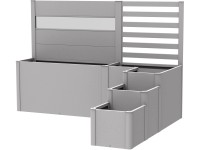 Biohort Pflanzkasten DaVinci Version 2 Silber-Metallic