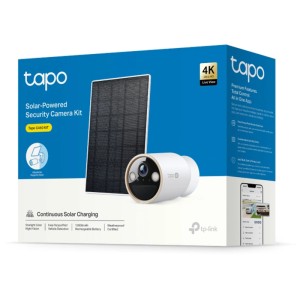 Tapo C460 Überwachungskamera-Set mit Solarpanel, weiss. Kabellose 4K-Kamera für Aussen, mit Akku.