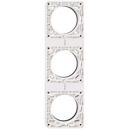 Feller Unterputz-Befestigungsrahmen Nevo waagrecht / senkrecht IP20 Gr. 3 x 1