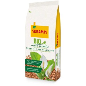 Seramis Bio-Pflanz-Granulat 6 l in sacco, alternativa al terriccio per piante ed erbe.
