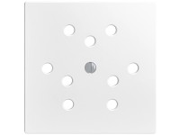 Feller Steckdose Frontplatte EdizioDue 3 x T12 Weiss