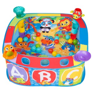 Piscina di palline Rotho Playgro con 30 palline colorate per neonati e bambini piccoli.