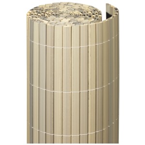 Paravista Videx Rügen in larice arrotolato per recinzione, 140x250 cm, per balcone e giardino.
