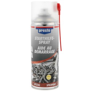 Presto Spray Avviamento, bomboletta da 400ml per avviamenti rapidi del motore a freddo.