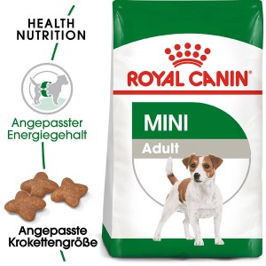 Royal Canin Mini Adult cibo secco per cani di piccola taglia, confezione da 4 kg.