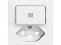 Feller Kleinkombi-Frontplatte EdizioDue Schalter / Taster T13 Frontlinse Weiss Feller Kleinkombi-Frontplatte EdizioDue Schalter / Taster T13 Frontlinse Weiss