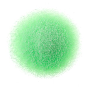 Hellgrüner Glorex Kerzensand mit Docht, 70g, für stimmungsvolle Lichtdekorationen.