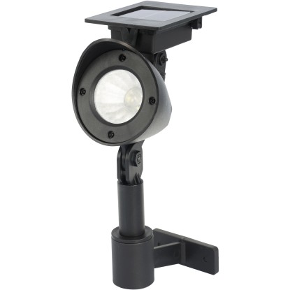 Globo 2in1-LED-Solarspot Wandleuchte und Erdspiess Schwarz 0,06 W / 4'000 K