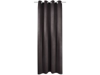 Ösenschal  Dimout Leather Anthrazit 245 x 135 cm