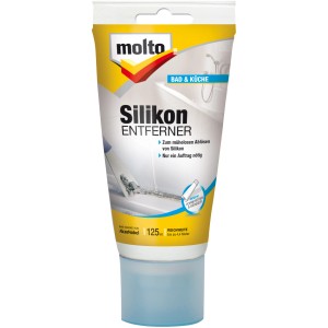 Tubo di Molto rimuovi silicone, 125 ml, per rimuovere residui di silicone in bagni e cucine.