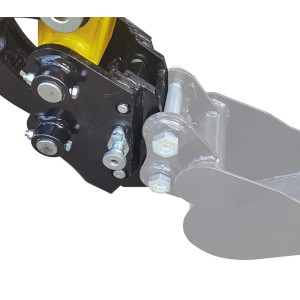 Attacco rapido Güde per mini escavatore GMB 860B, vista dettagliata.