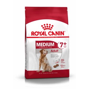 Royal Canin Medium Adult 7+ cibo secco per cani di taglia media 7+ anni, confezione da 4 kg.