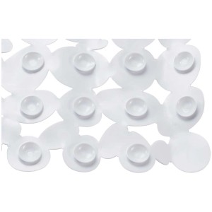 Tappetino per doccia Diaqua Sasso Aqua, 53x53cm, in PVC con ventose per una presa sicura.