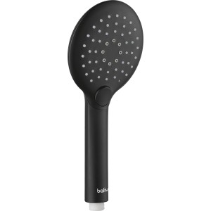 Douchette baliv HBR-110.181, noir mat, avec picots anticalcaire et 3 jets.