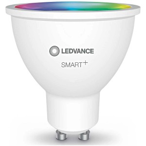 Ledvance Smart+ Bluetooth LED riflettore PAR16 GU10 RGBW, dimmerabile e cambia colore.