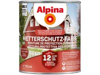 Alpina Pittura anti-intemperie coprente Rosso di Svezia DIF 750 ml