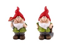 Dekofigur Gartenzwerg Terrakotta 21 cm assortiert / 1 Stk.