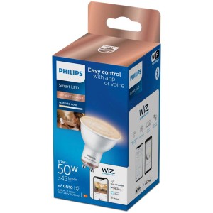 Philips Smart LED Reflector GU10, dimmerabile, Tunable White, 50W, nella confezione.