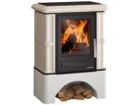 Justus Kaminofen Bavaria Ahorn Weiss inkl. Sockel