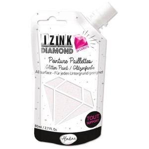 Aladine Diamond 24 Carats Perlmutt Glitzerfarbe in Quetschflasche, 80ml.