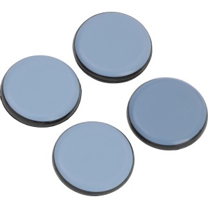 Lot de 4 patins ultra-glissants autocollants, Ø 40 mm, pour meubles et protection des surfaces.
