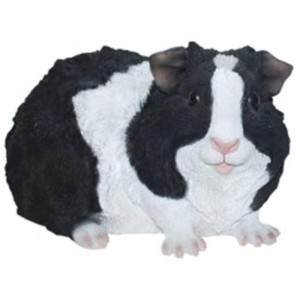Statuetta dettagliata di cavia Letty in poliresina per la decorazione del giardino.
