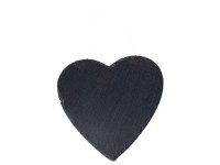 DecoFinder Schiefer-Kreidetafel Herz Gr. S 0,5 x 10 x 10 cm