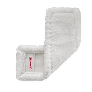 Leifheit Superduster Floor XL set de housses à poussière, 2 housses blanches en microfibre pour appareils de nettoyage.