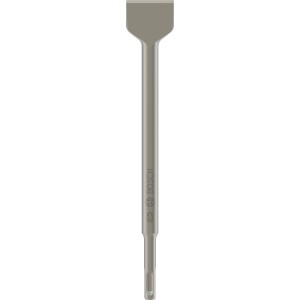 Scalpello a spatola Bosch in metallo con bordo largo e attacco SDS-plus. Ideale per malta e muratura, 250x40 mm.