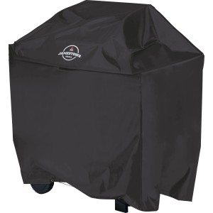 Housse de protection noire pour barbecue Jamestown, carrée, taille universelle 105x88x78 cm.