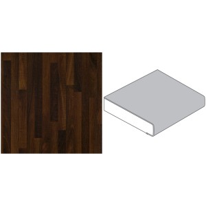 Piano di lavoro Noce Butcherblock, 60 cm di larghezza, decoro legno per la cucina.