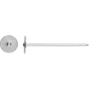 Clou galvanisé LUX pour panneaux légers, 3,8x90mm, avec tête large pour une fixation sûre, paquet de 1kg.