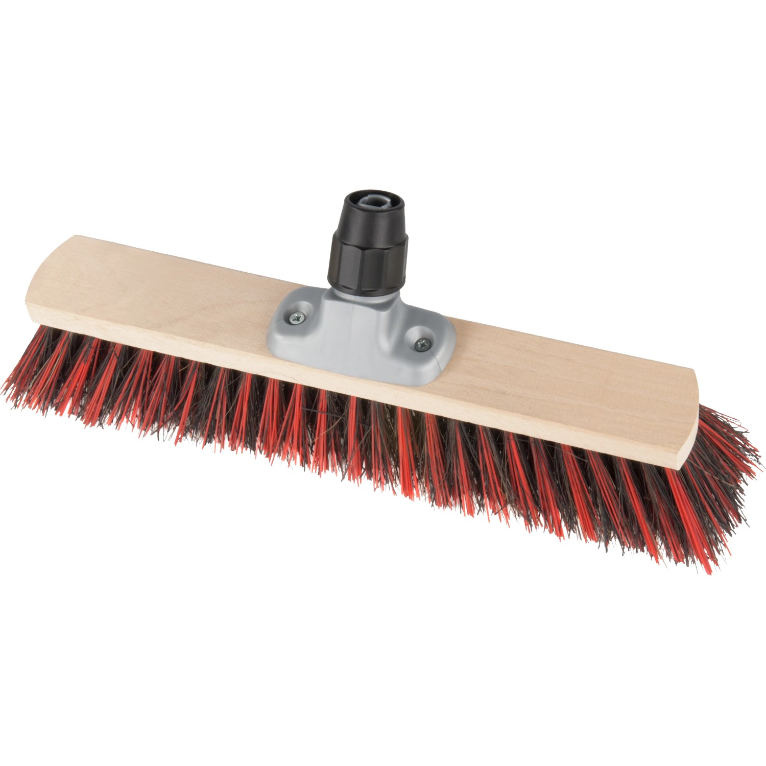 Siena Home Bauernbesen 60 Cm – Robuster Arenga/Elaston-Besen Mit Power-Stick-Halter, Flachholzrücken