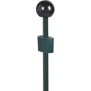 Picchetto da terra in fibra di vetro Peacock, 50 cm, per supporti rampicanti da giardino.