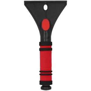 Grattoir à glace Nigrin avec poignée souple, noir et rouge, lame de 11,5 cm. Pour un dégivrage sans effort.