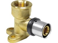 Press-Wandwinkel Messing 16 mm x Rp 1/2